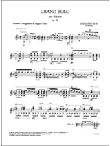 Grand Solo Op. 14 - SOR - Partition - Guitare